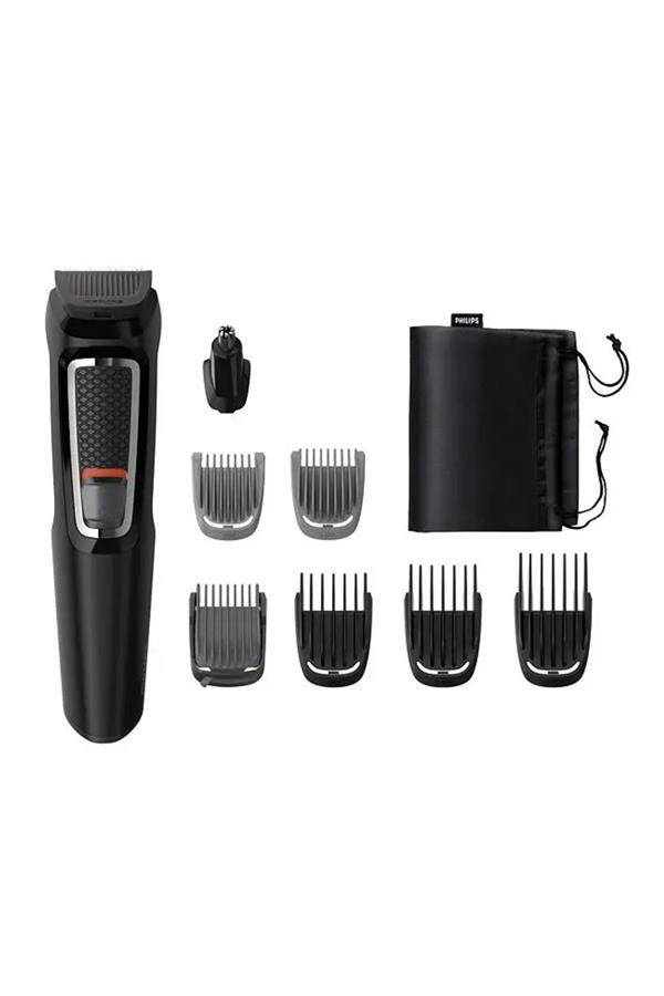 ماشین اصلاح صورت و بدن فیلیپس، با ضمانت اصالت کالا مدل MG3730/15 Multigroom 3000 Series 8 in 1 Men's Grooming Kit Multi-Purpose Shaver