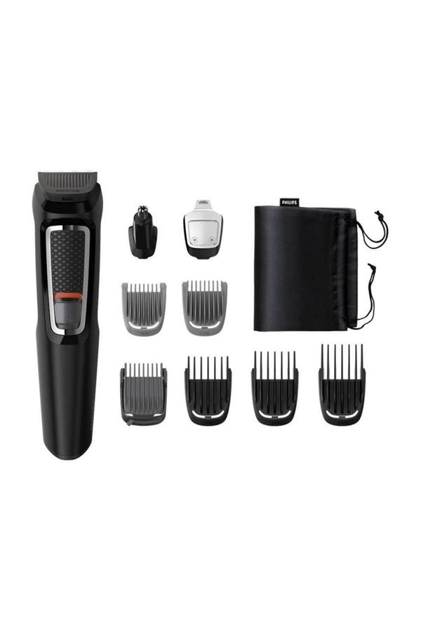 ماشین اصلاح صورت و بدن فیلیپس، با ضمانت اصالت کالا مدل3000 Series MG3740/15 Multigroom 9 in 1 Men's Grooming Kit