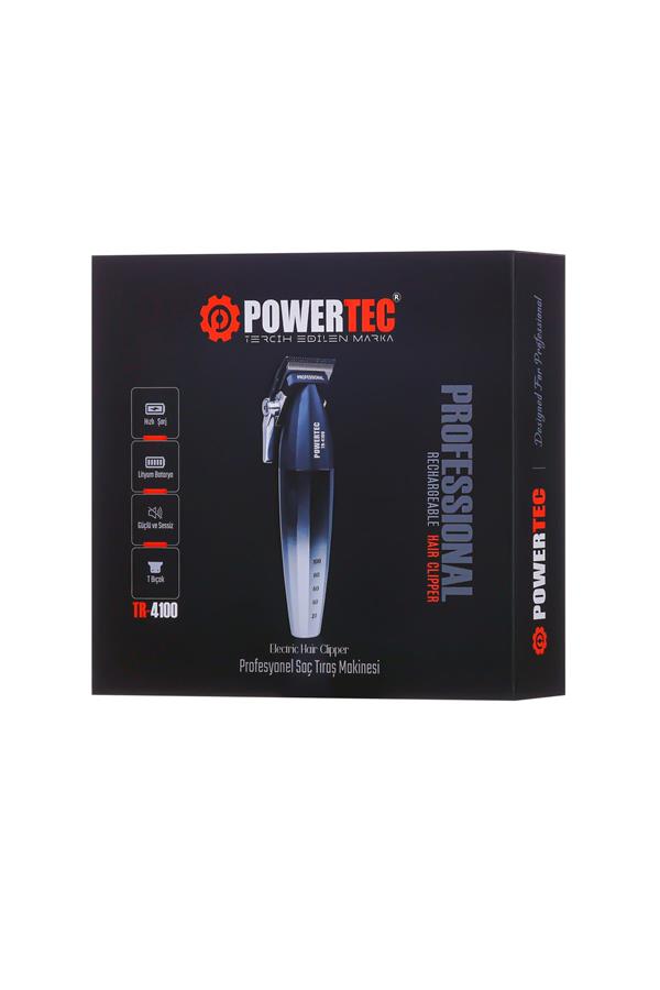 ماشین اصلاح صورت و بدن پاور تک، با ضمانت اصالت کالا مدلPowertech face and body shaver, with guarantee of product authenticity model TR-4100 Professional Hair Beard Shaver