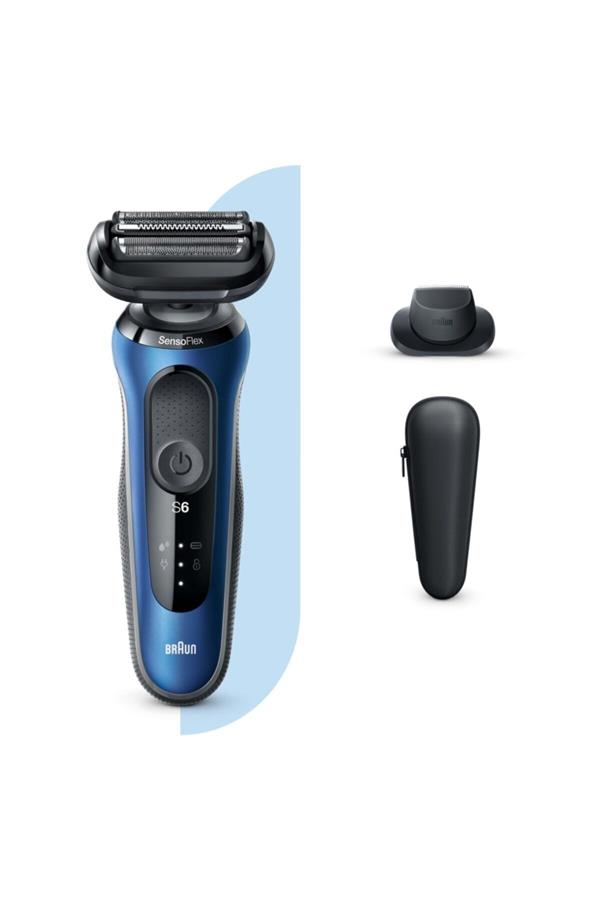 ماشین اصلاح صورت و بدن براون، با ضمانت اصالت کالا مدلSeries 6 B1200S Cordless Shaver Sensoflex Easyclick Wet&Dry