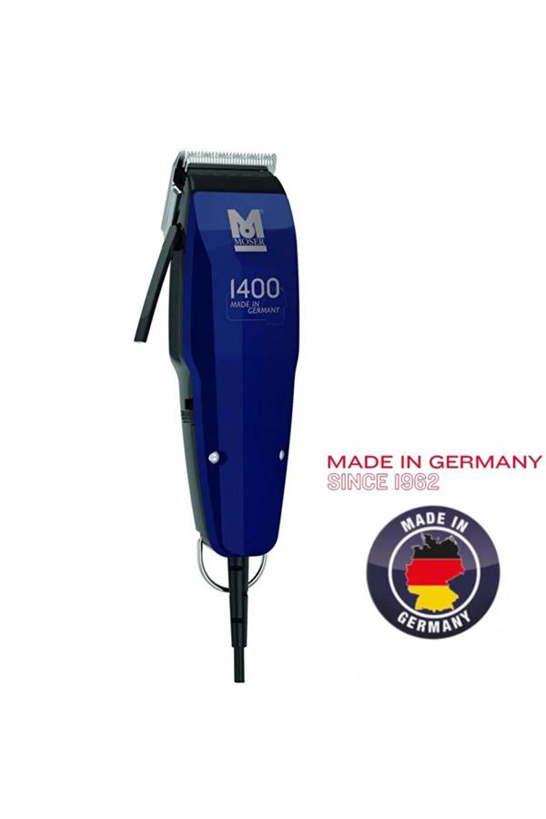 ماشین اصلاح صورت و بدن موزر، با ضمانت اصالت کالا مدل 1400-0452 1400 Edition Blue Hair Clipper Made in Germany