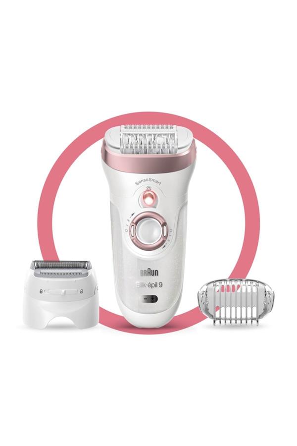 اپیلاتور براون با ضمانت اصالت کالا مدلSilk-Epil 9 9720 Sensosmart Epilator Hair Removal Tool SE9720