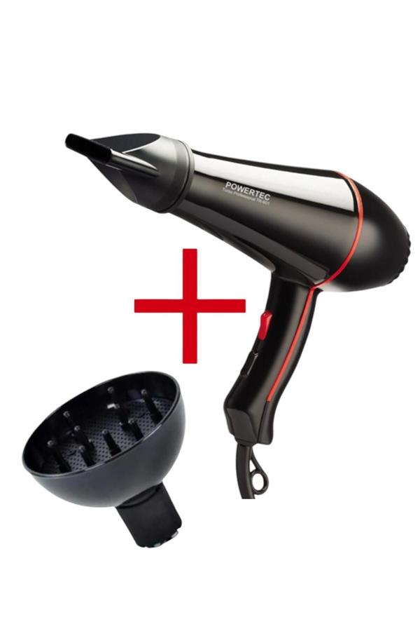 سشوار پاور تک با ضمانت اصالت کالا مدل TR-601 + Vigo Headboard Professional Hair Dryer & Blow Dryer (Hairdressers' Choice)