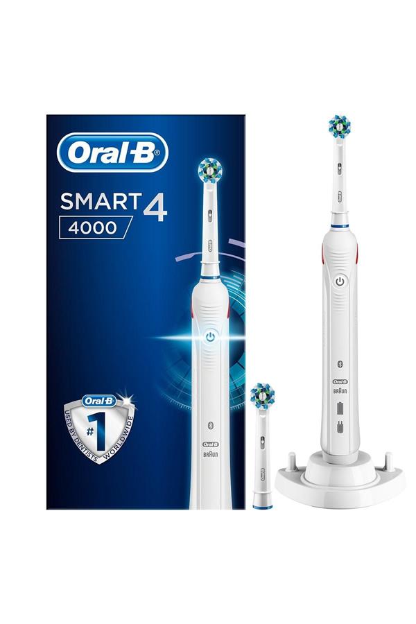 مسواک برقی قابل شارژ اورال-بی با ضمانت اصالت کالا، مدلSmart 4000 Rechargeable Toothbrush Cross Action