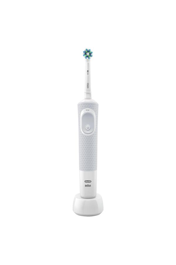 9925مسواک برقی قابل شارژ اورال بی / Vitality D100 Rechargeable Cross Action White Electric Toothbrush